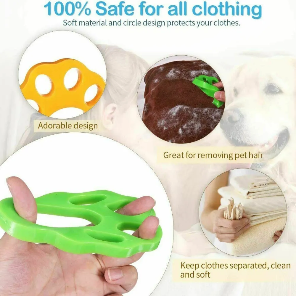 2Pcs Silicone Pet Hair Remover Washing Machine Lint Catcher