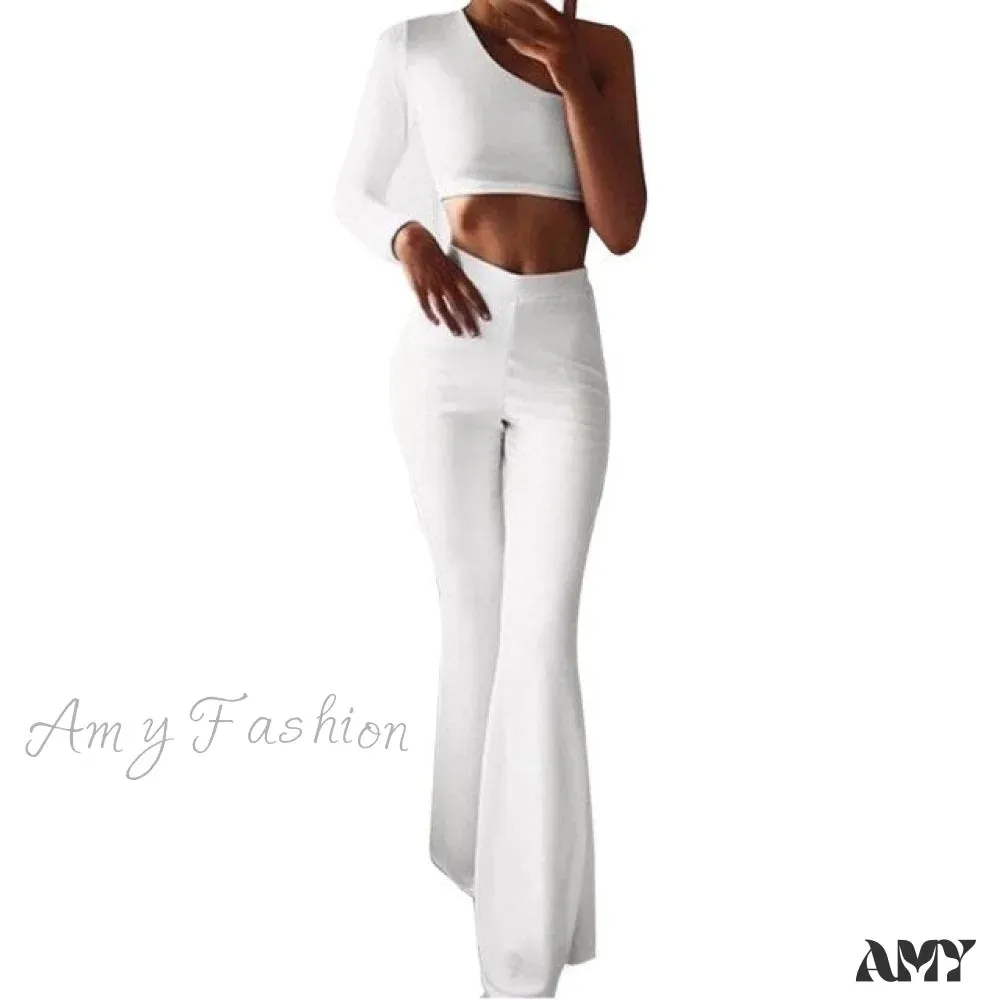 Amy Fashion - High Waist Slim Stretch Elasticity Pants