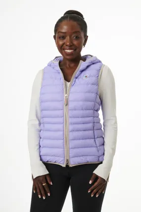 Arwen Vegan Down Vest | Lavender