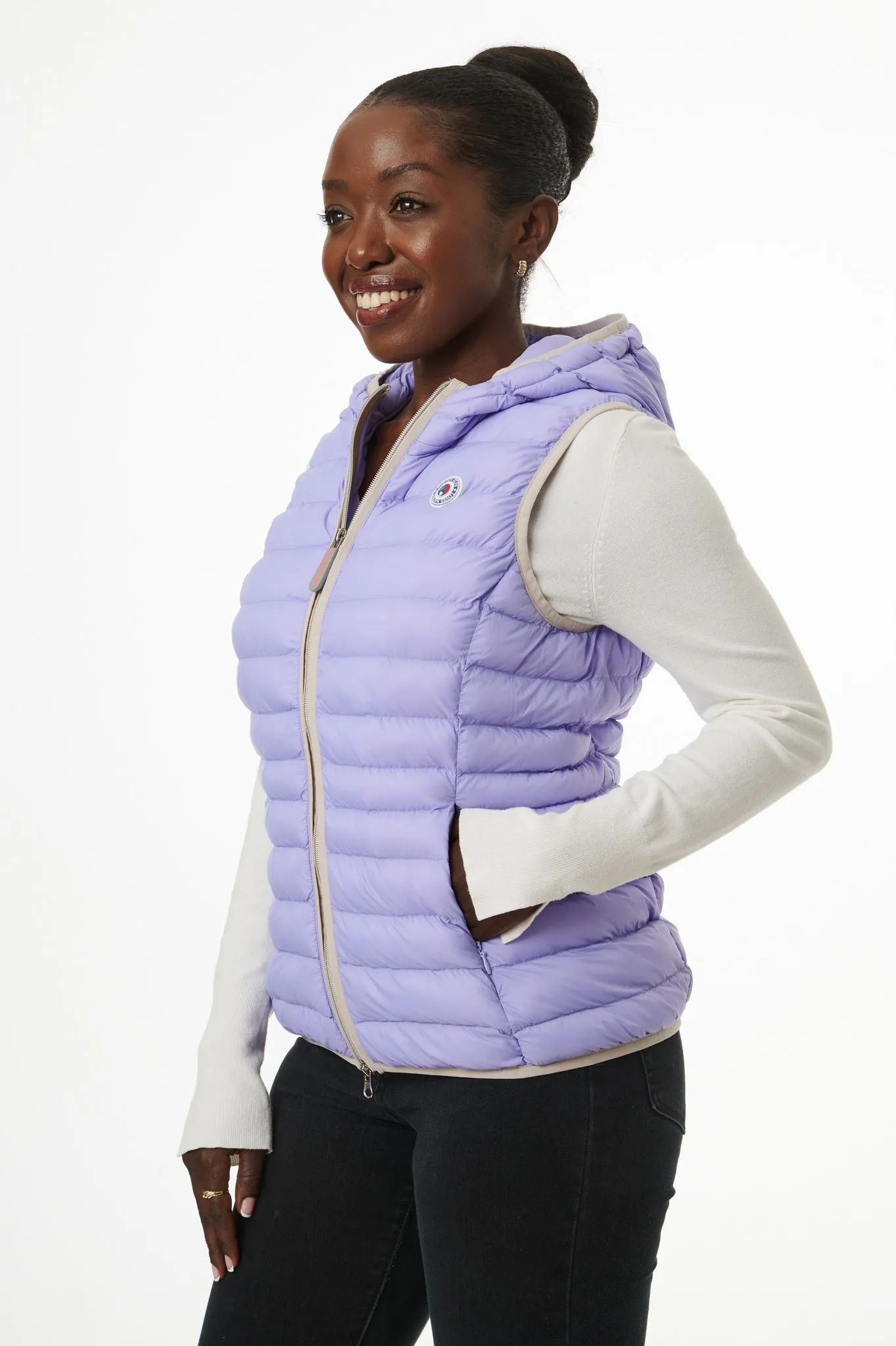 Arwen Vegan Down Vest | Lavender