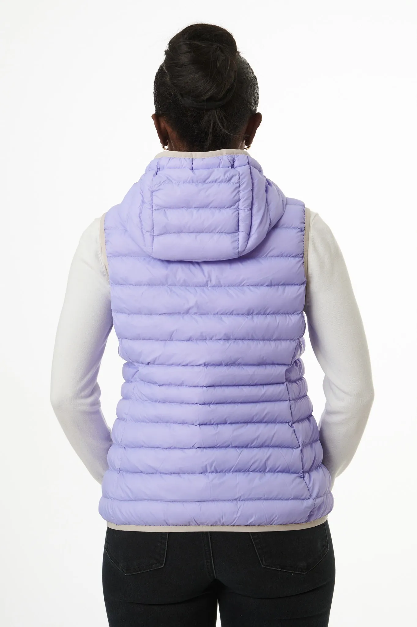 Arwen Vegan Down Vest | Lavender