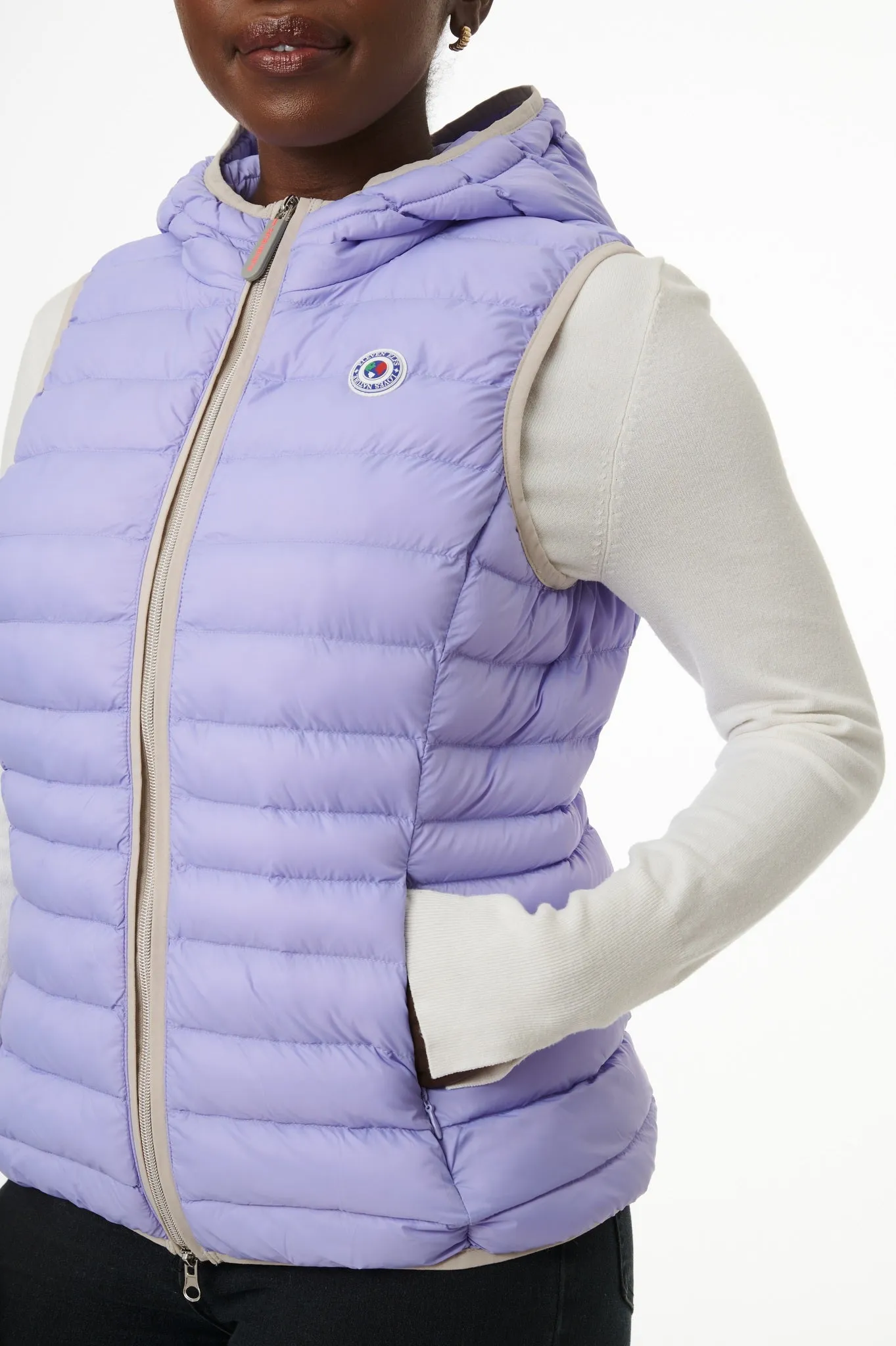 Arwen Vegan Down Vest | Lavender