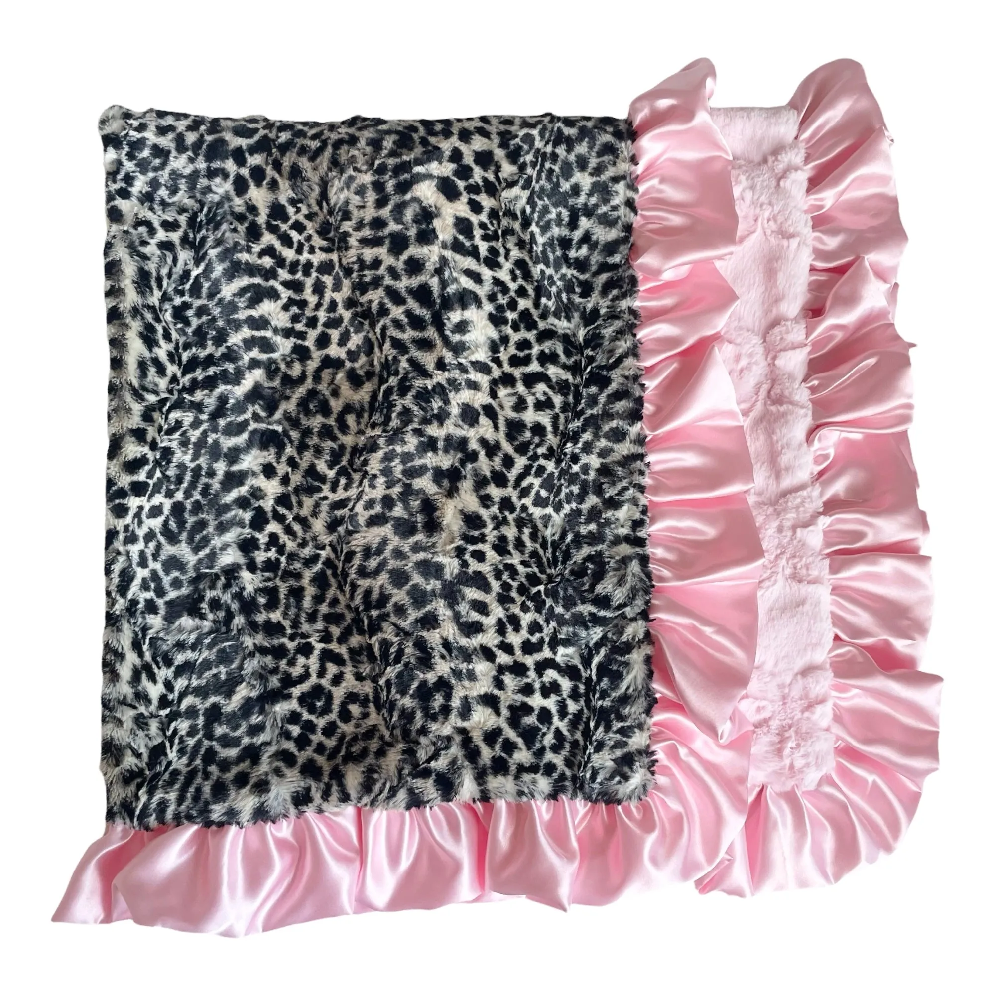 Baby Pink Cheetah Blanket