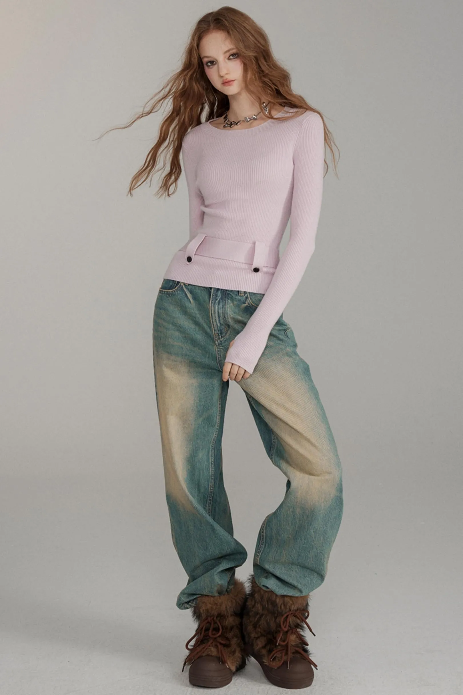 Base Layer Wool Knit Top