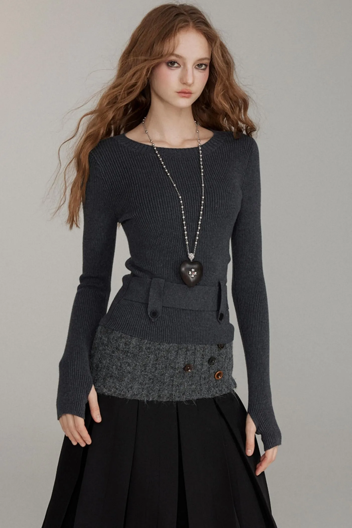 Base Layer Wool Knit Top