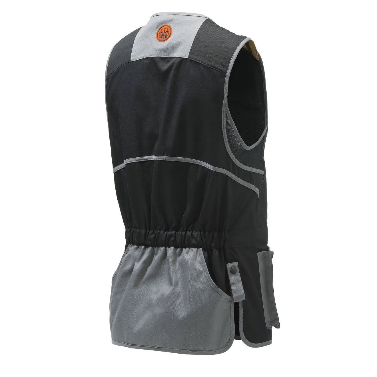 Beretta Trap Cotton Shooting Vest Grey Melange