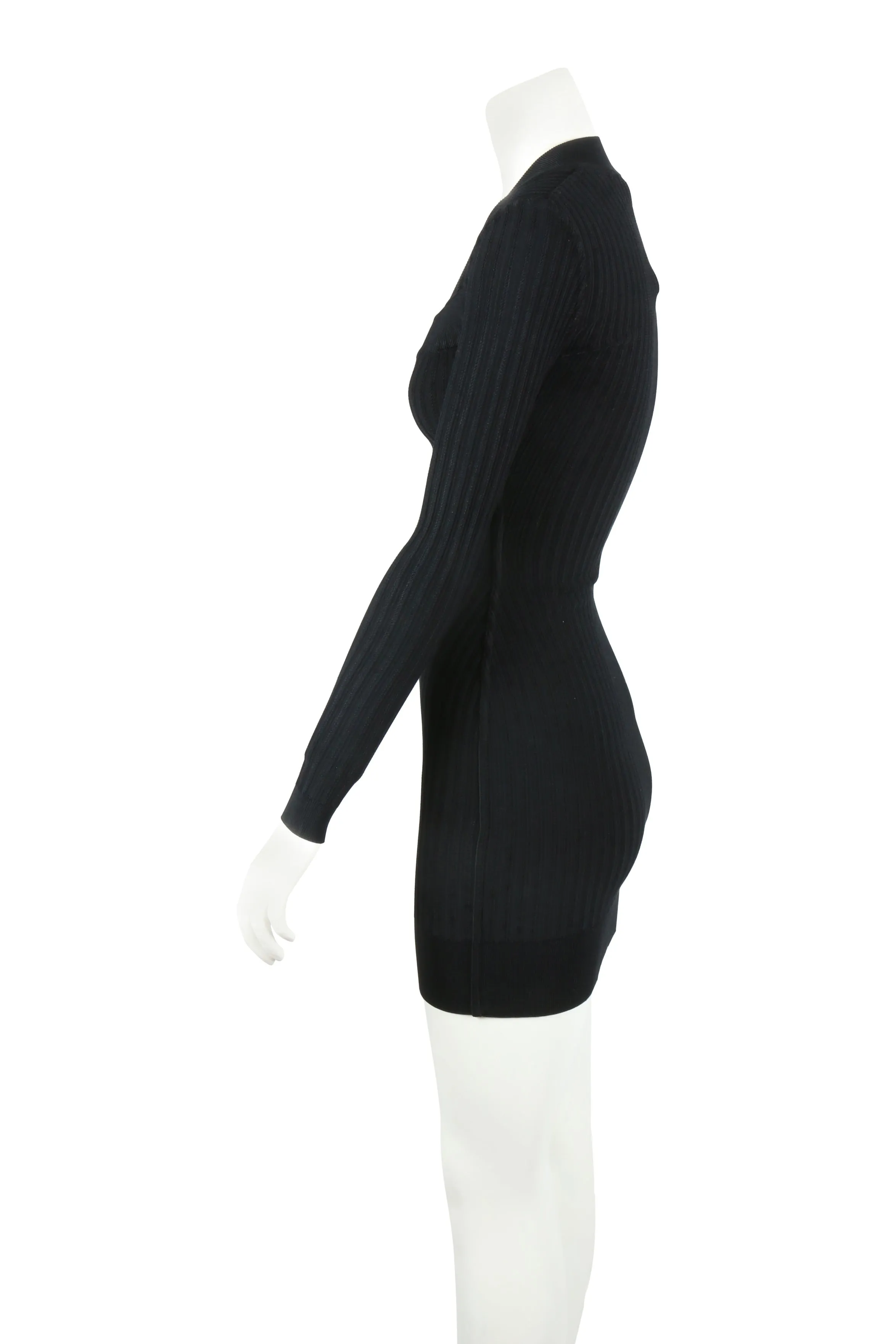 Black bodycon mini