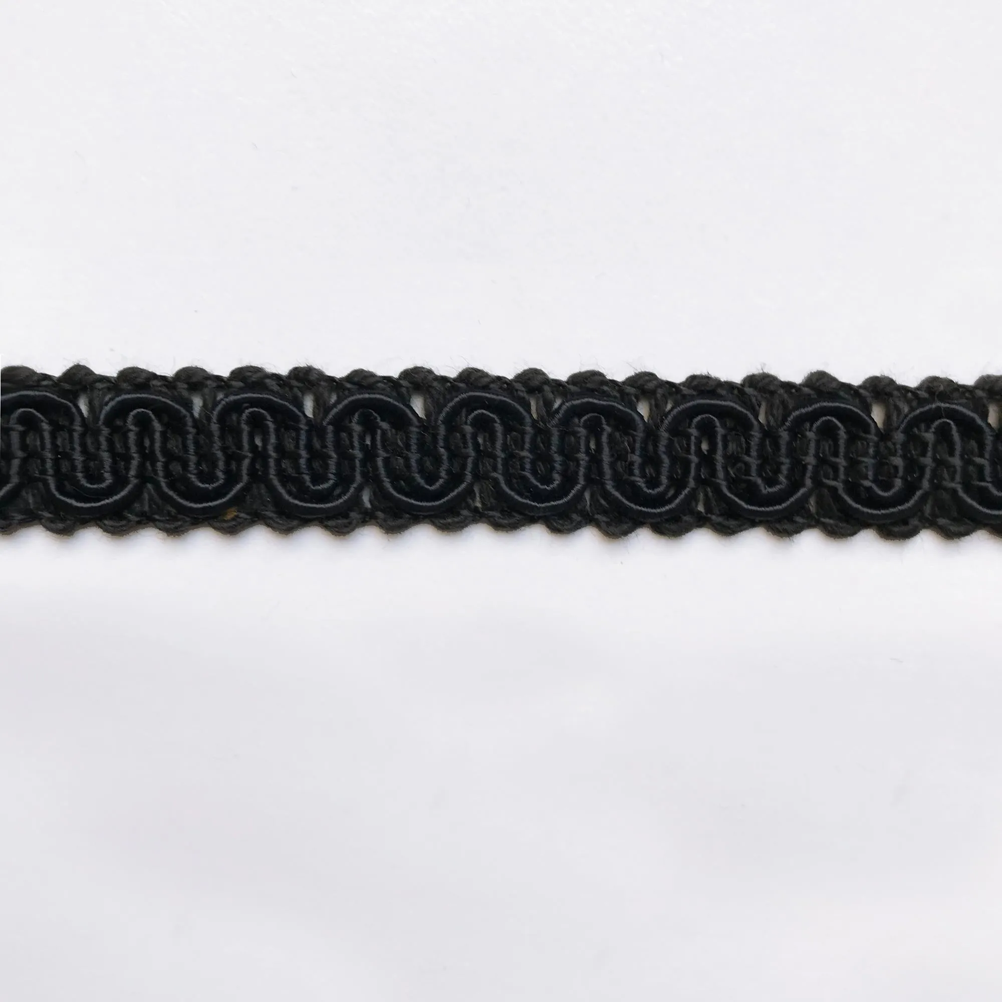 Black High Quality Decorative Gimp Trim by the yard