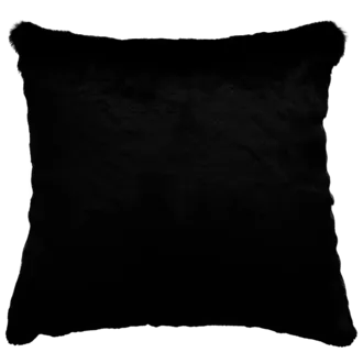 Black Panther Faux Fur Cushion Rect