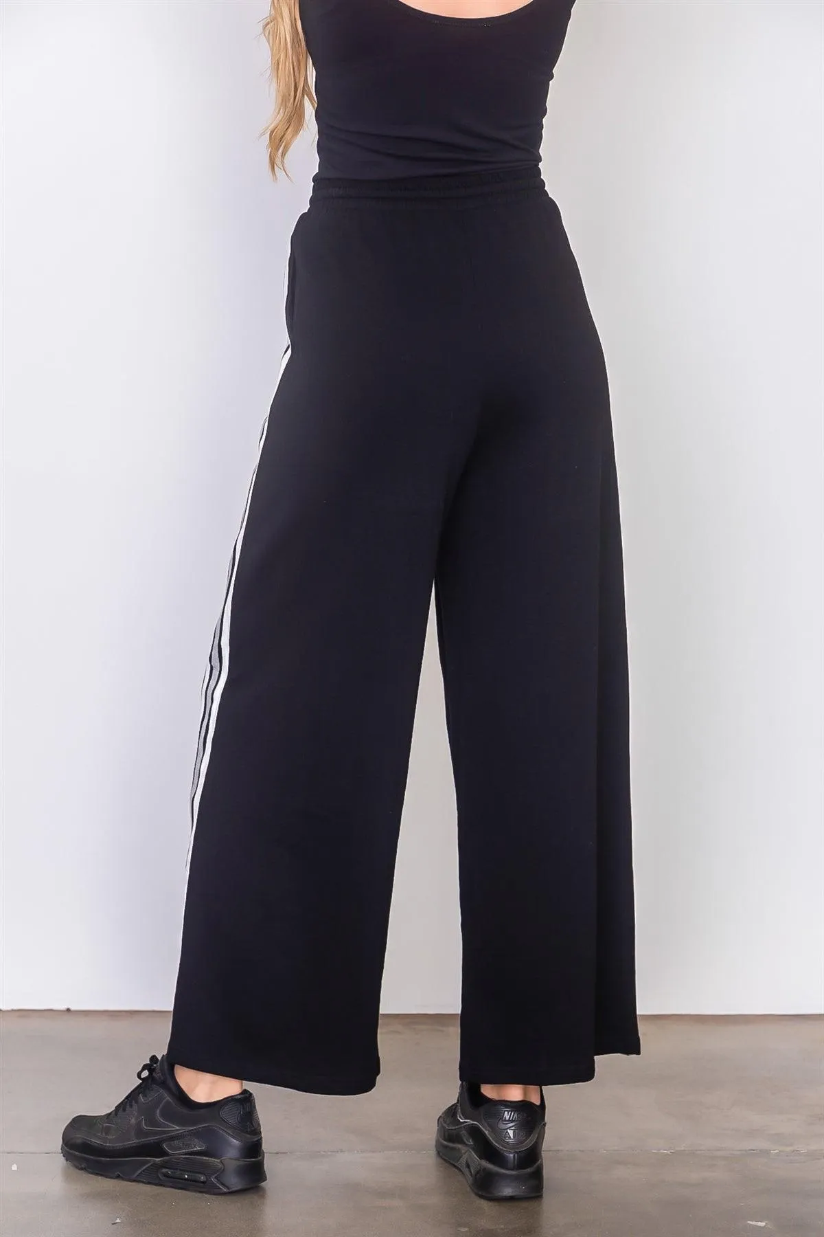 Black Side Tape French Terry Pants /3-2-1