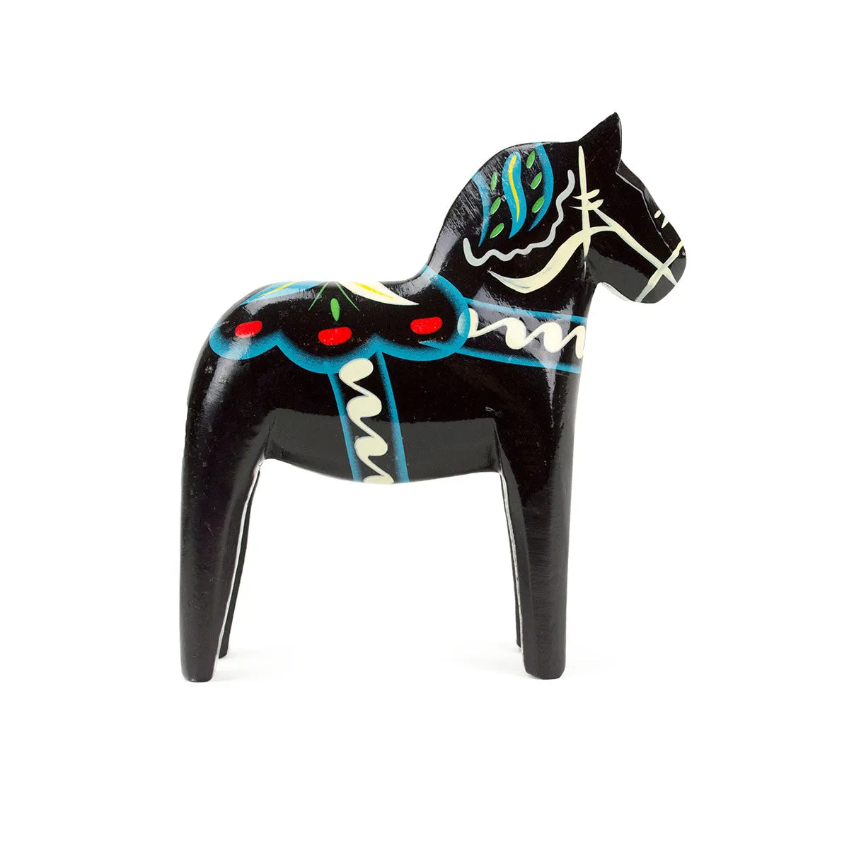 Black Wood Dala Horse