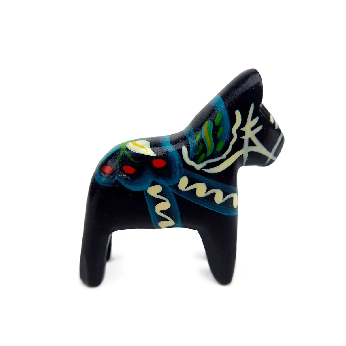 Black Wood Dala Horse