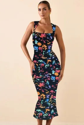 Bold Multicolor Bodycon Dress