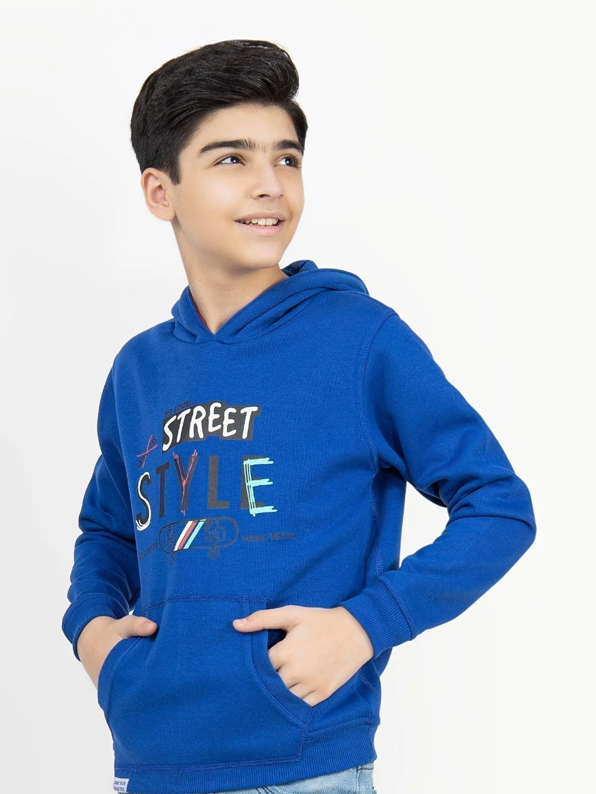 Boy's Blue Hoodie - EBTH21-017