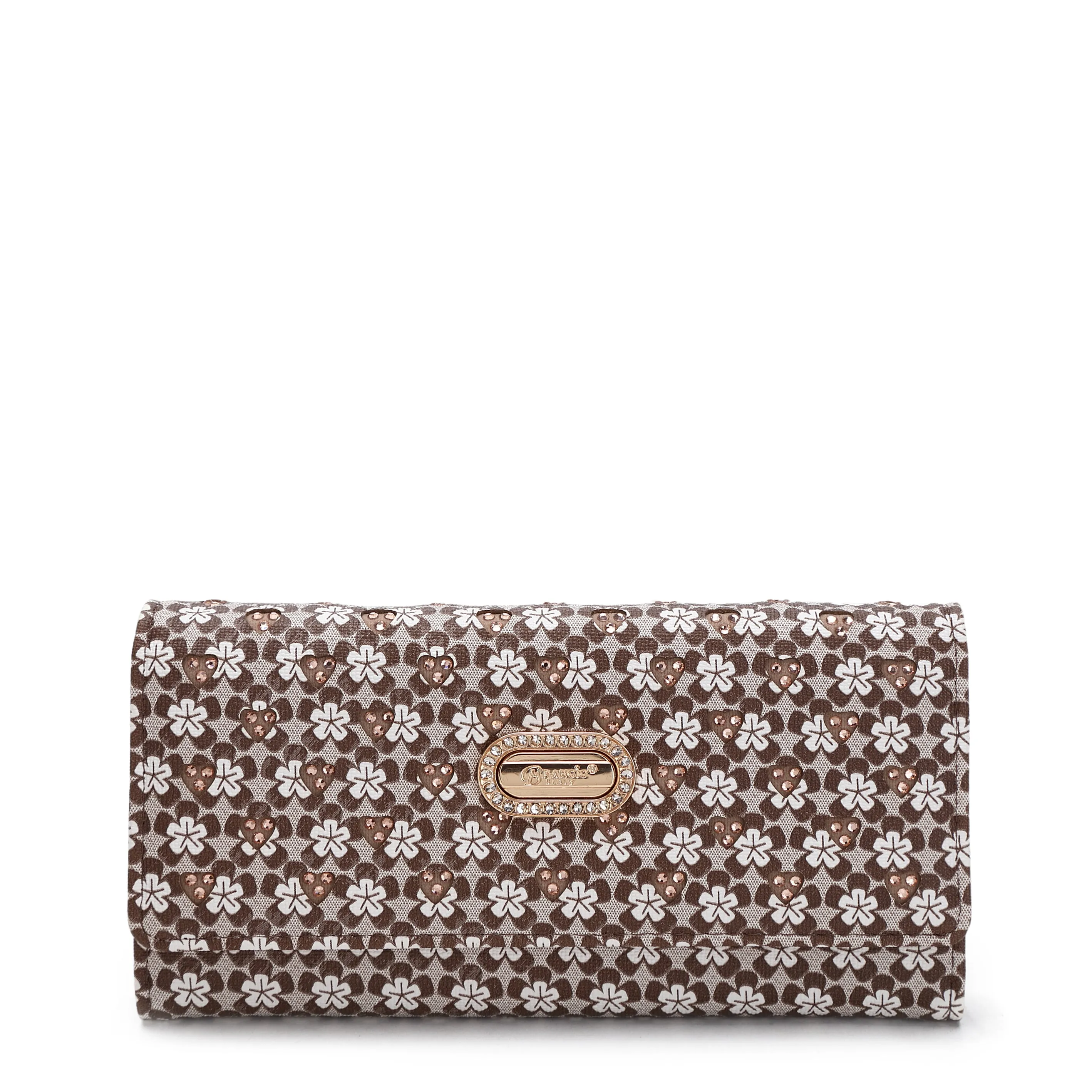 Brangio Italy Teddy & Floral Print Wallet