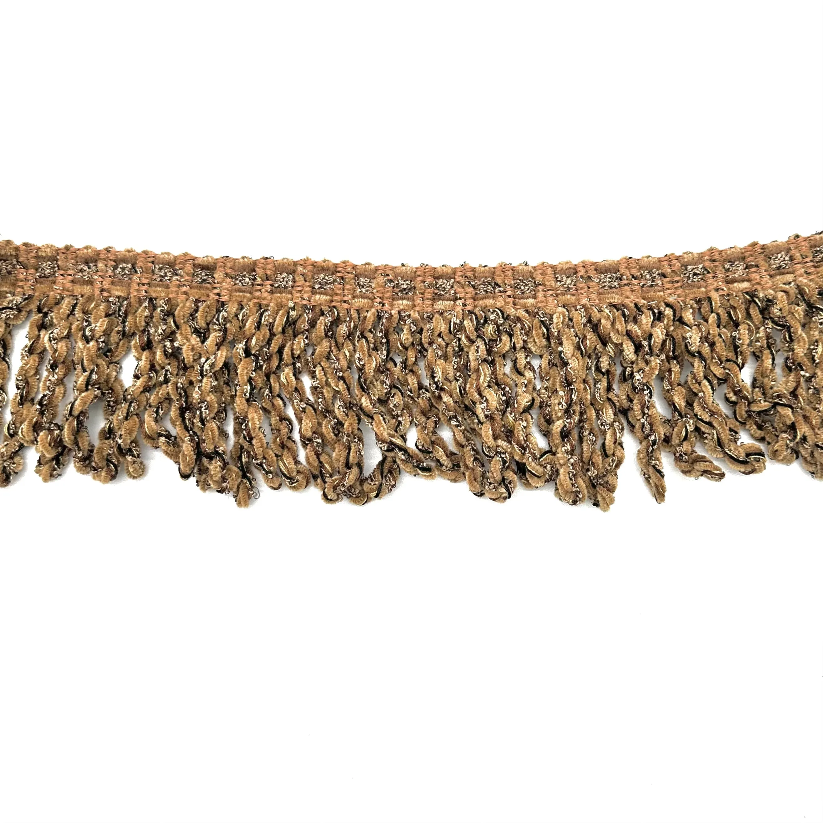 Brown Walnut High Quality Decorative Bullion Fringe Trim by the yard