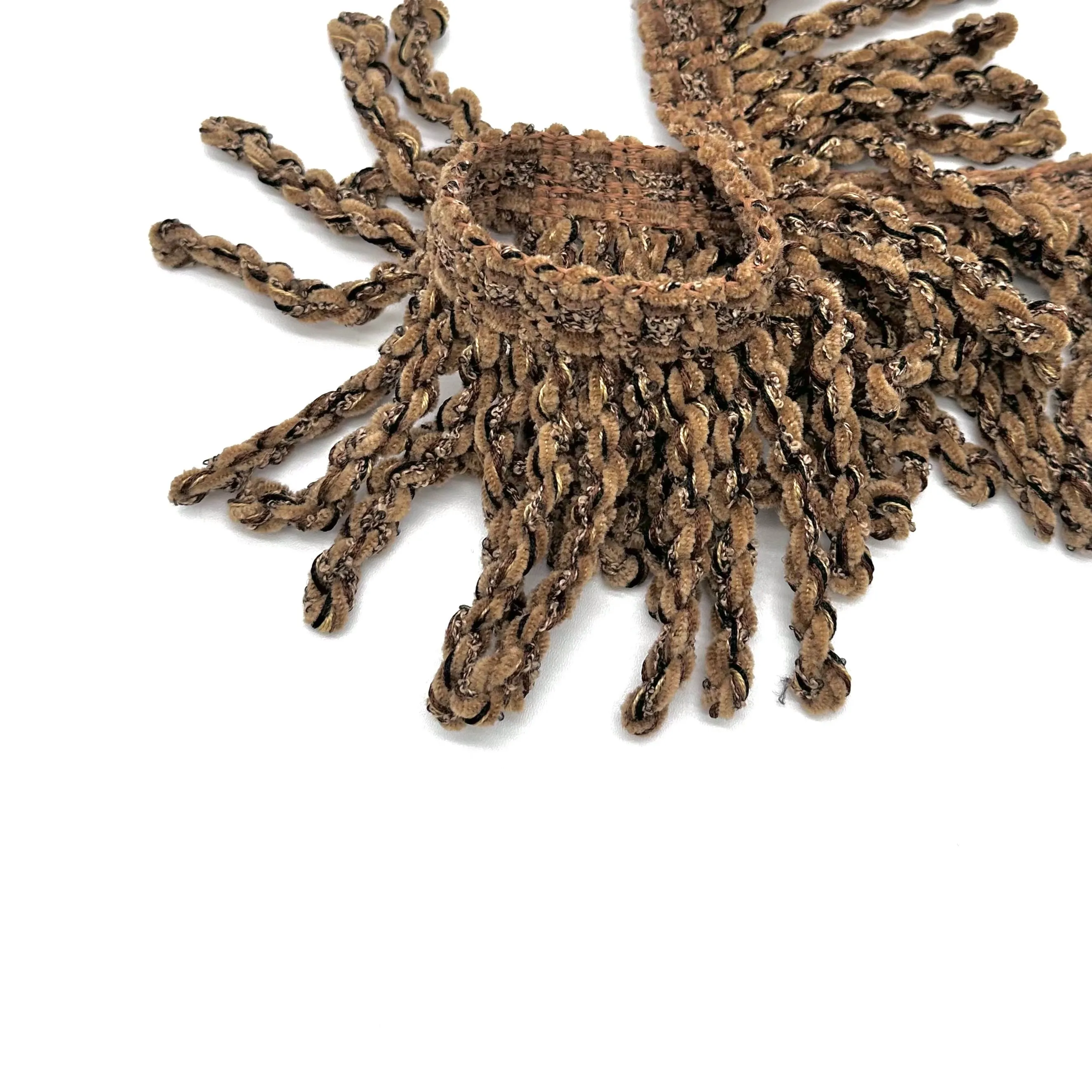 Brown Walnut High Quality Decorative Bullion Fringe Trim by the yard