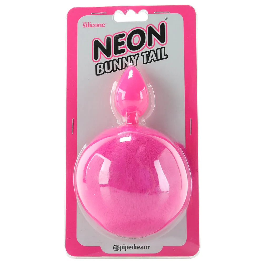 Bunny Tail Beginner Silicone Butt Plug in Pink