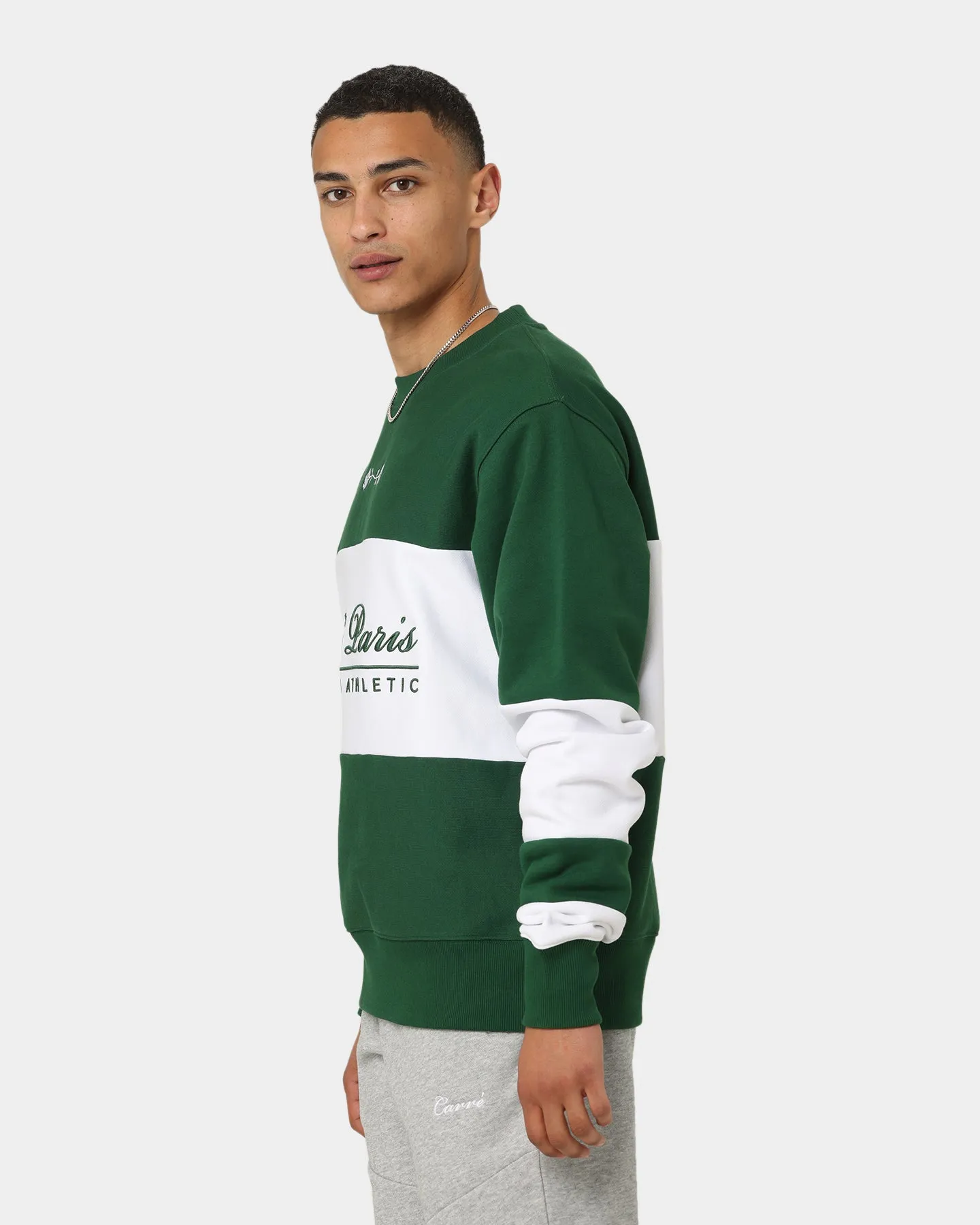 Carré Premium Athletic Crewneck Green