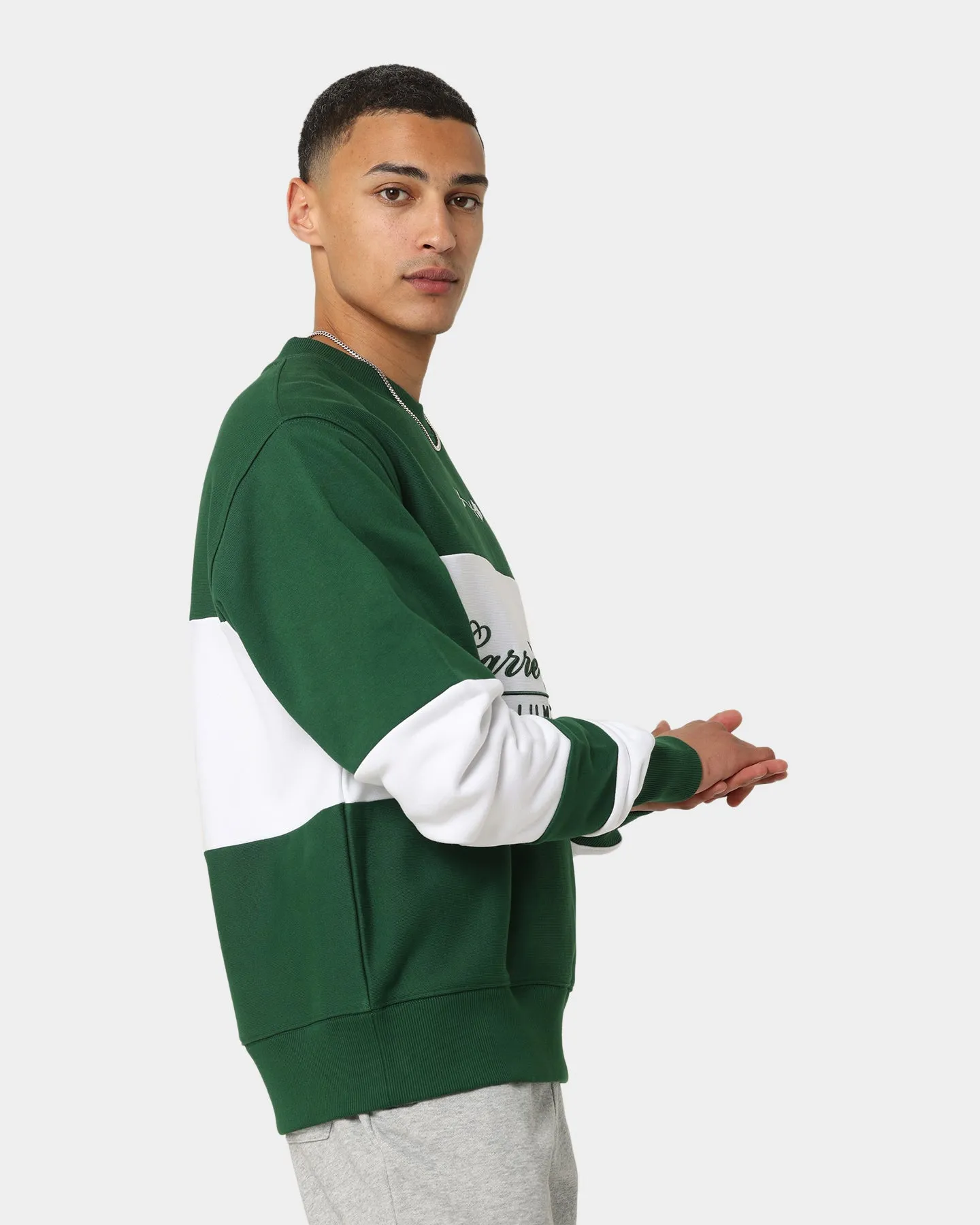 Carré Premium Athletic Crewneck Green