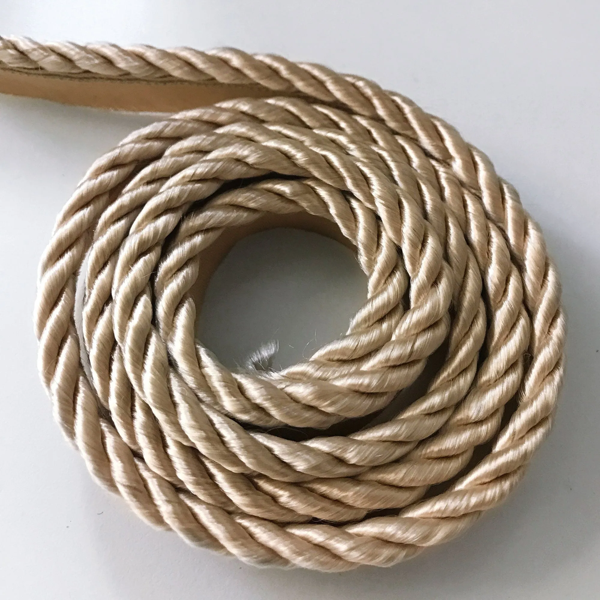 Champagne High Quality Decorative Lip Cord Trim by the yard