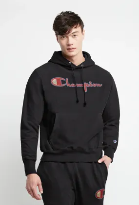 Champion Reverse Weave Hoodie, Spiral Stitchline Script