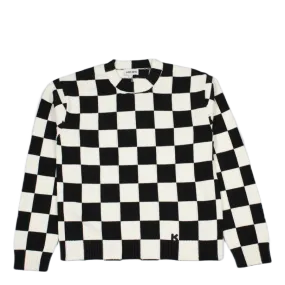 Checks Jumper White