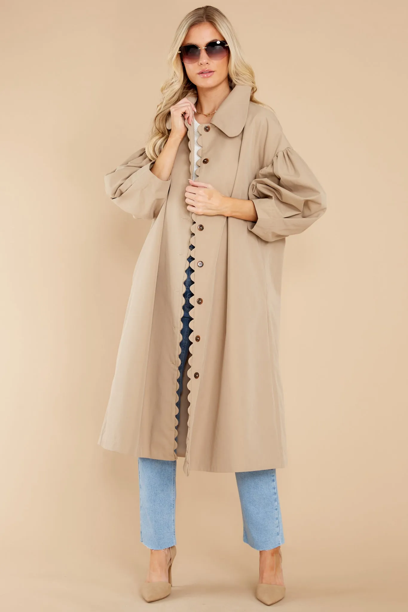 Chic By Design Taupe Coat