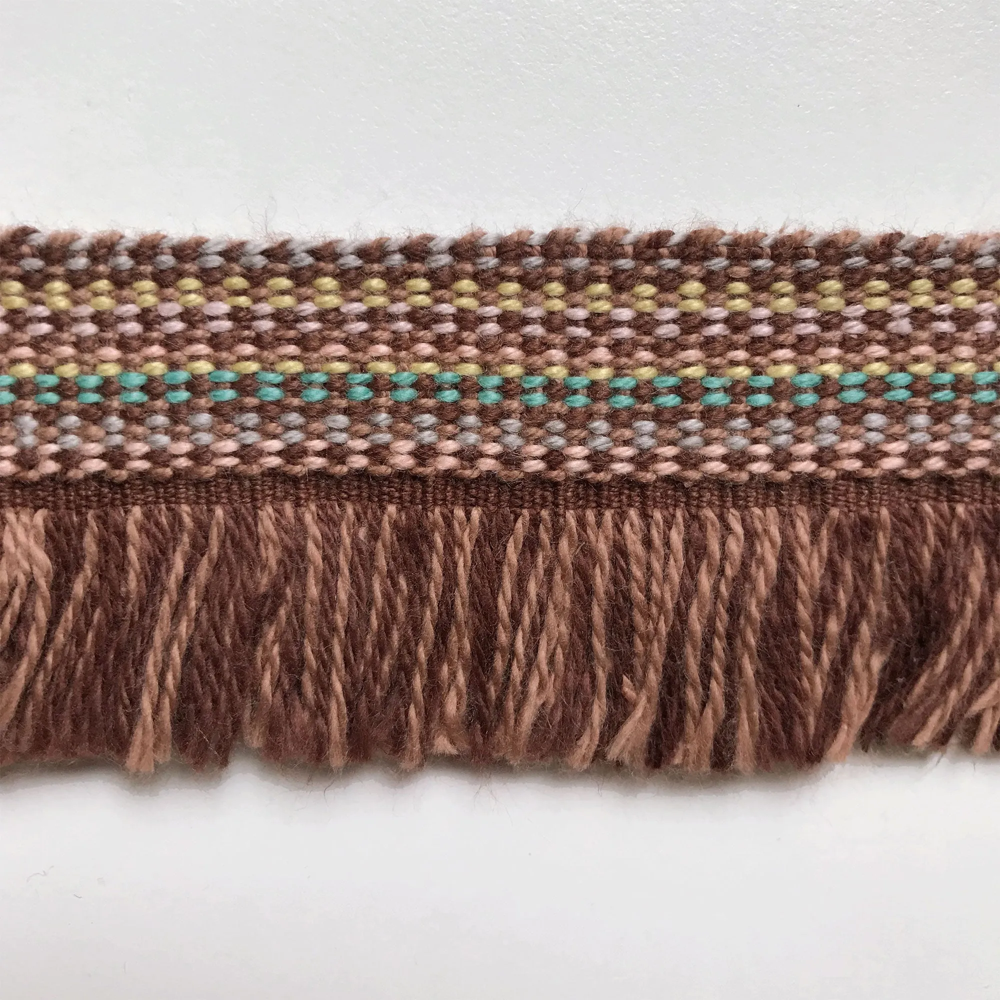 Copper High Quality Decorative Brush Fringe Trim by the yard