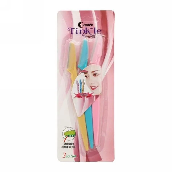 COSMEE TINKLE EYEBROW RAZOR 3PCS SET