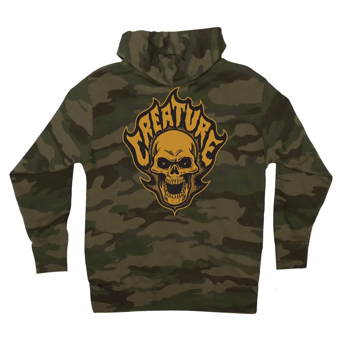 Creature - Bonehead Flame Hoodie Camo