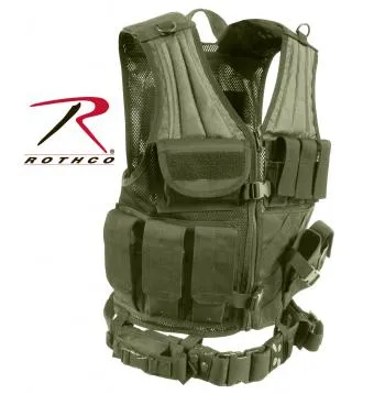 Cross Draw MOLLE Tactical Vest