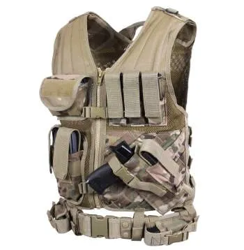 Cross Draw MOLLE Tactical Vest