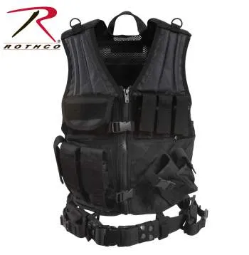 Cross Draw MOLLE Tactical Vest