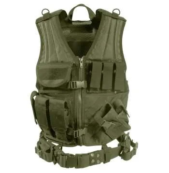 Cross Draw MOLLE Tactical Vest