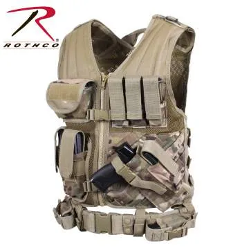 Cross Draw MOLLE Tactical Vest