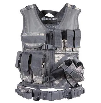 Cross Draw MOLLE Tactical Vest