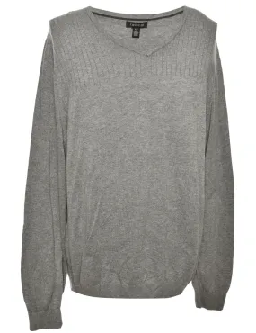 Dark Grey Van Heusen Jumper - L