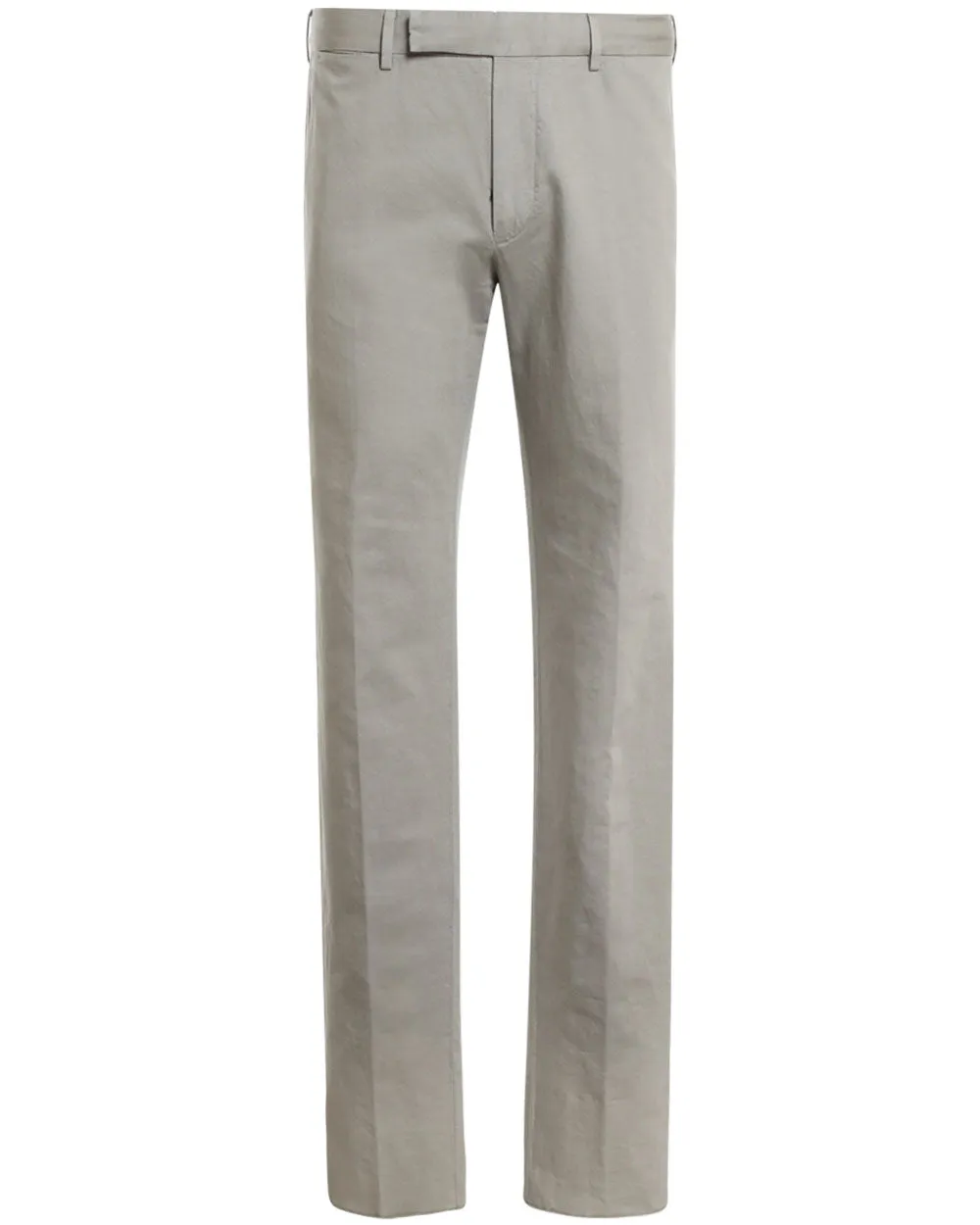 Dark Tan Cotton Blend Chino Pant