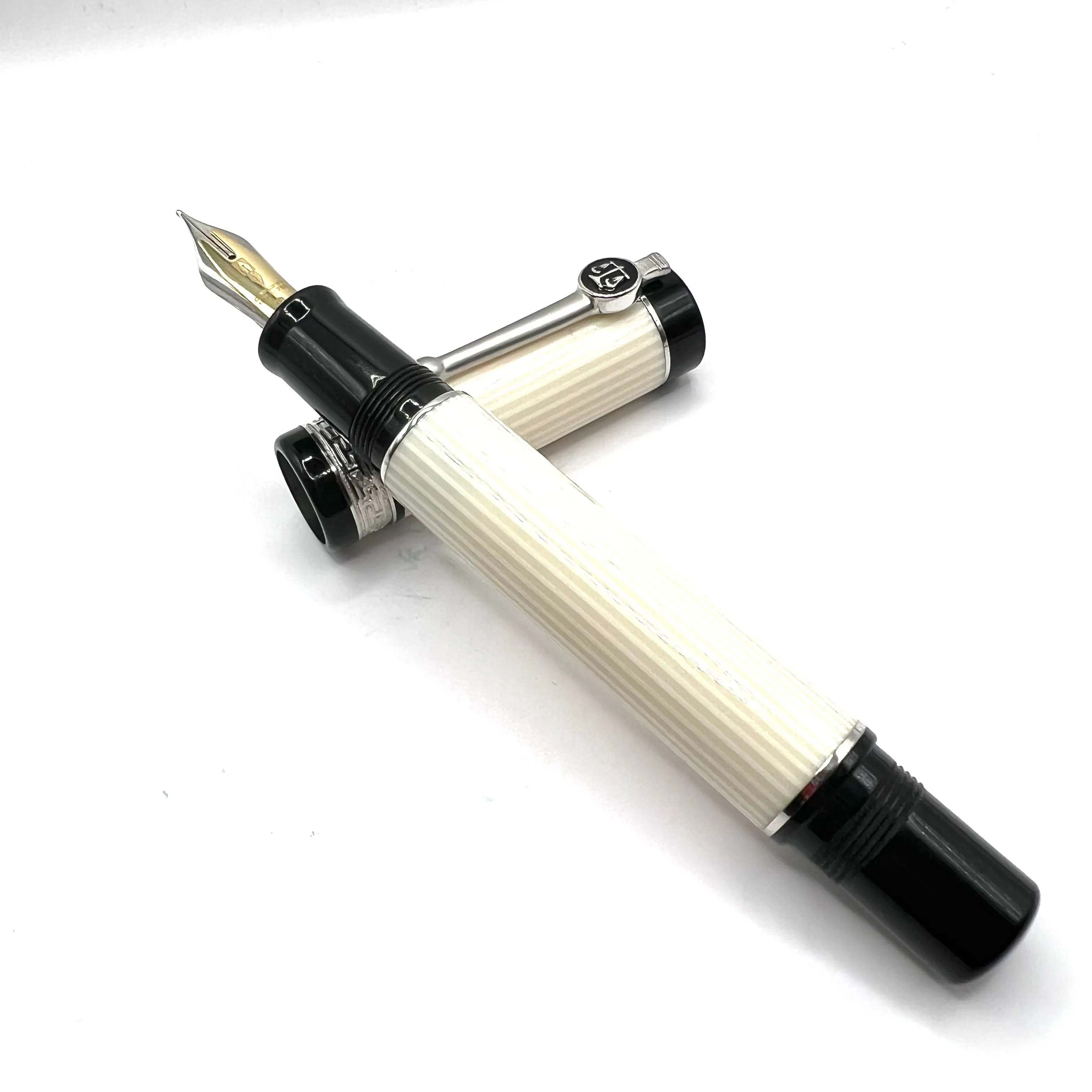 Delta Lex (Law) White Casein (Galalith) Limited Edition Fountain Pen (2012)