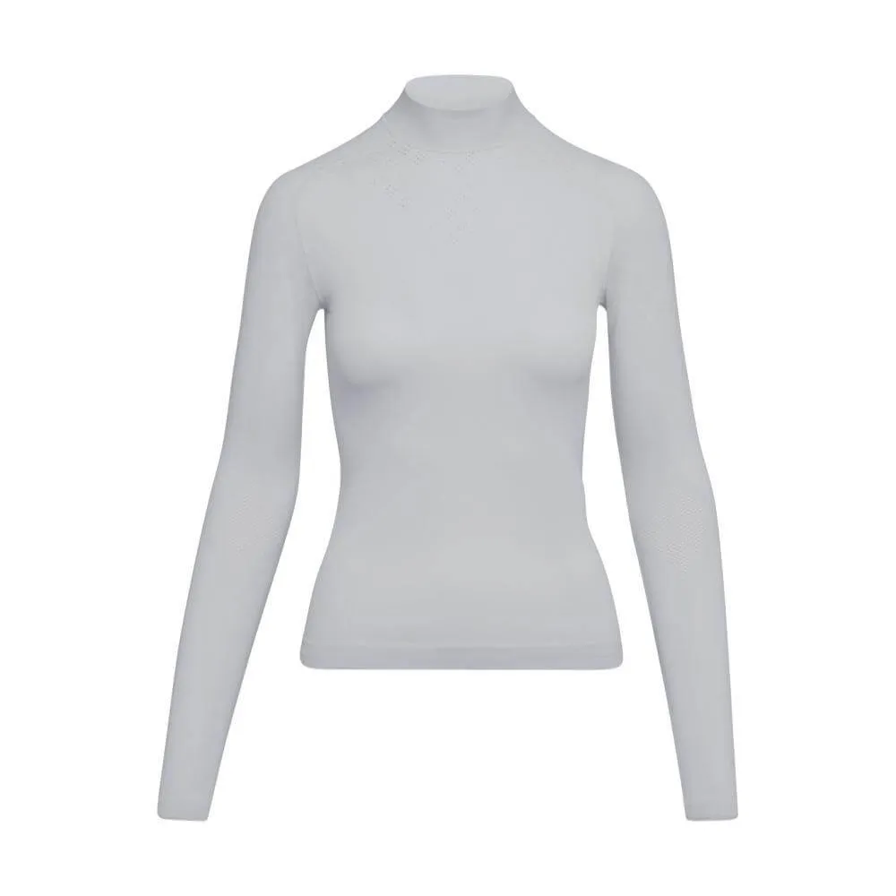 Diadora Womens Long Sleeve Turtleneck Compression Top