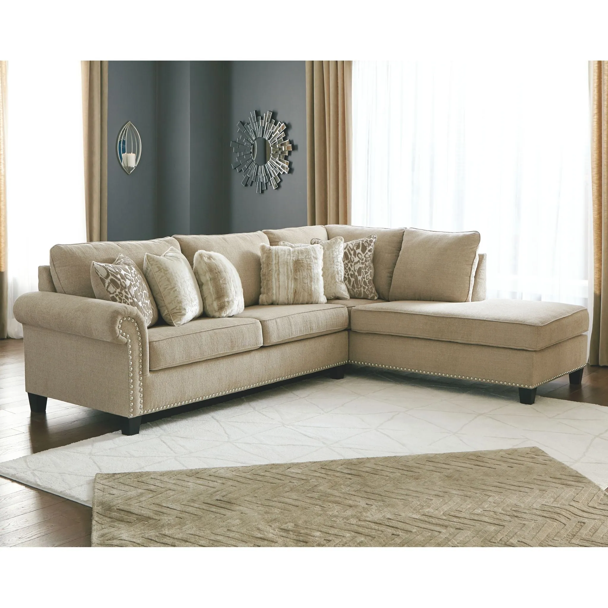 Dovemont 2 Piece Sectional with Chaise