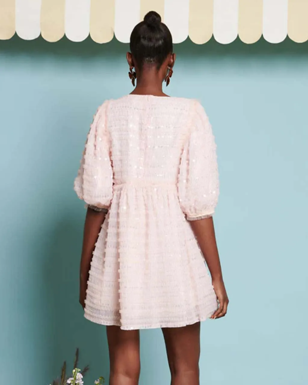 DREAM Rhubarb Sequin Mini Dress