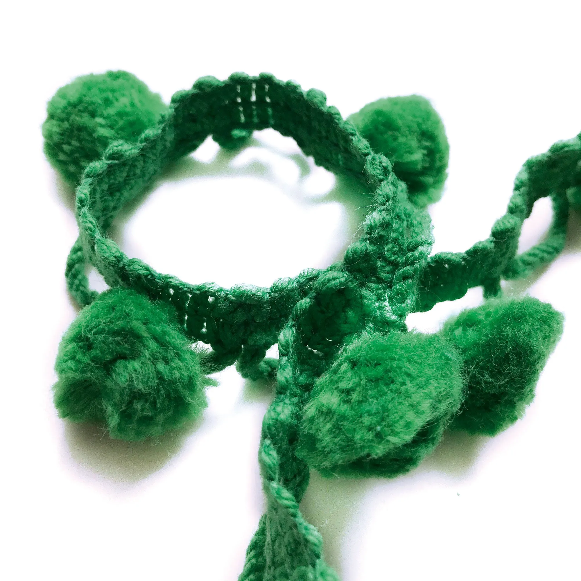 Emerald Green High Quality Decorative Ball Trim by the yard