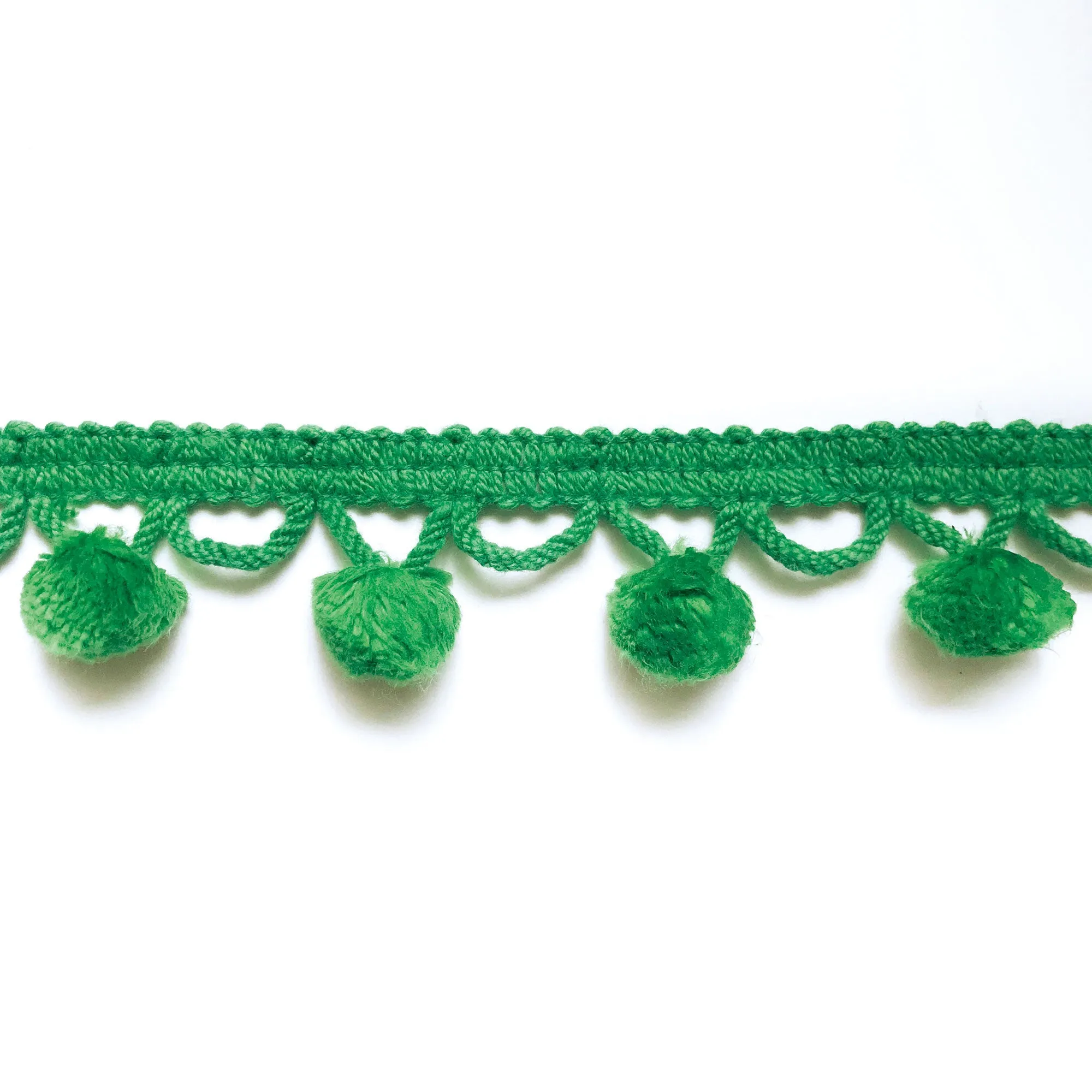 Emerald Green High Quality Decorative Ball Trim by the yard