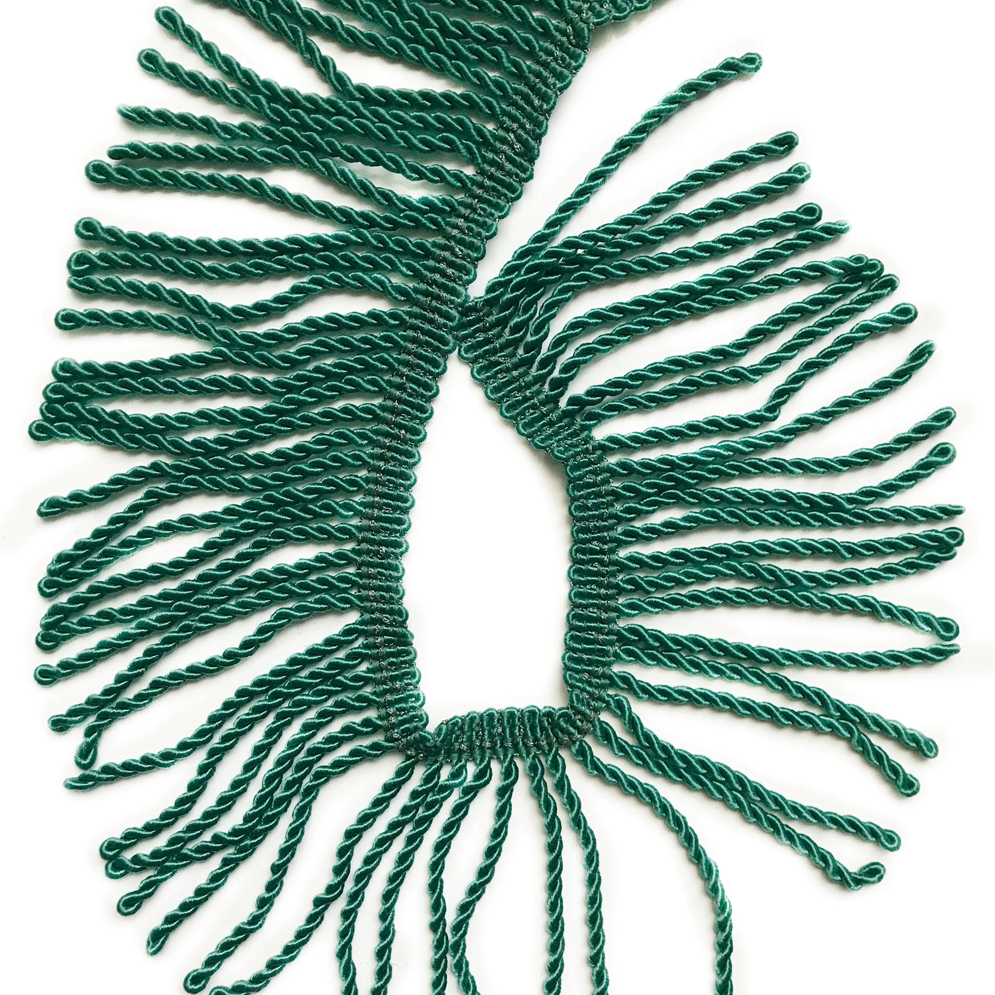 Emerald Green High Quality Decorative Bullion Fringe Trim by the yard