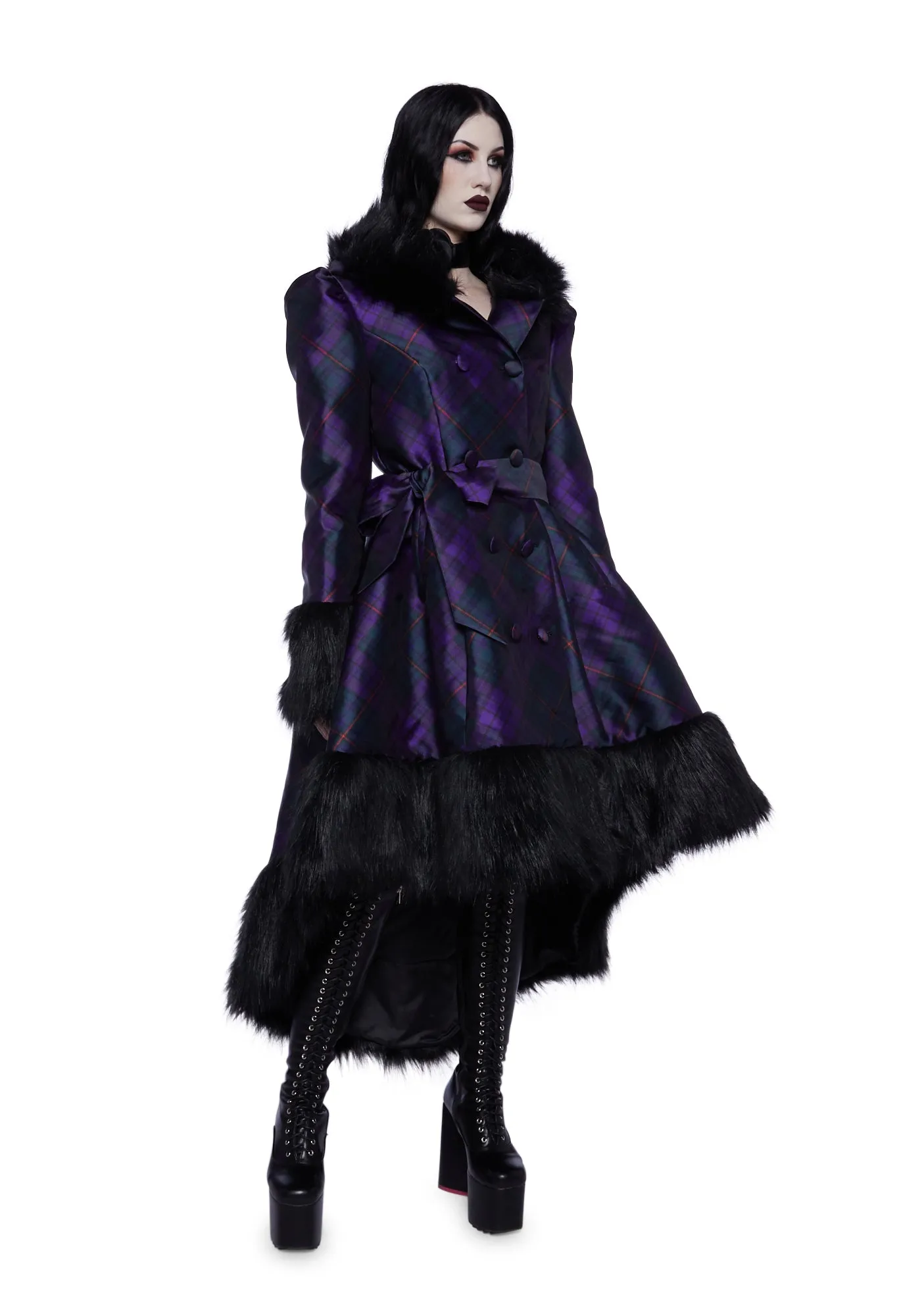 Eternal Elegance Faux Fur Coat