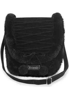 Faux Fur [Black] | CROSSBODY BAG [PREORDER]