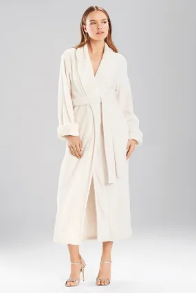 Faux Fur Printed Robe