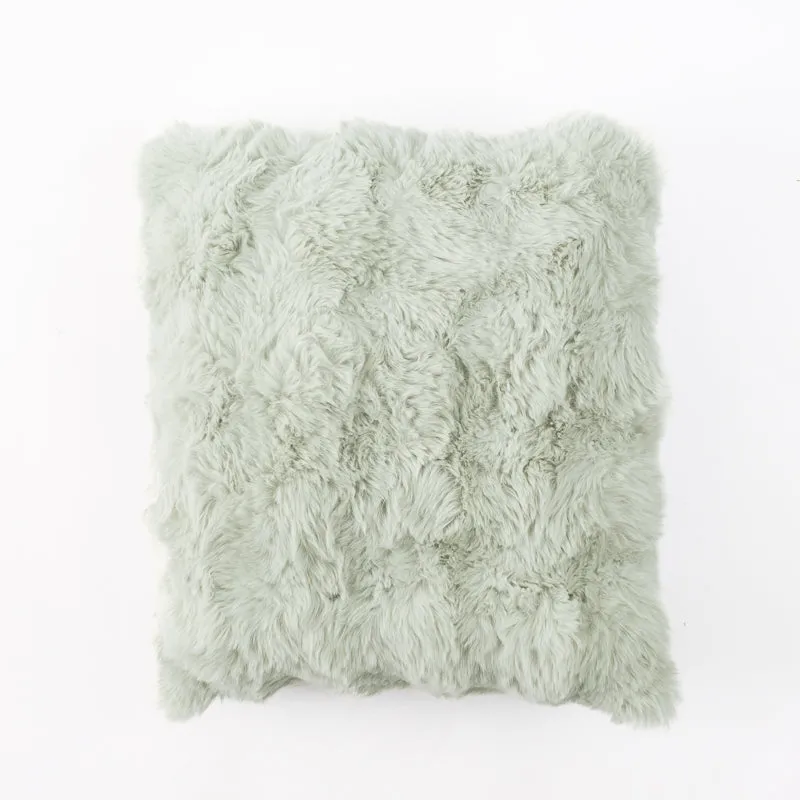 Faux Fur Scatter - Matcha